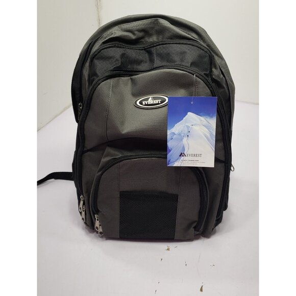Everest Backpack With Front Mesh Pocket Comfortable Y Design Shoulder Straps - Picture 1 of 16